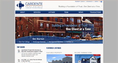 Desktop Screenshot of cardente.com