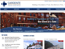 Tablet Screenshot of cardente.com